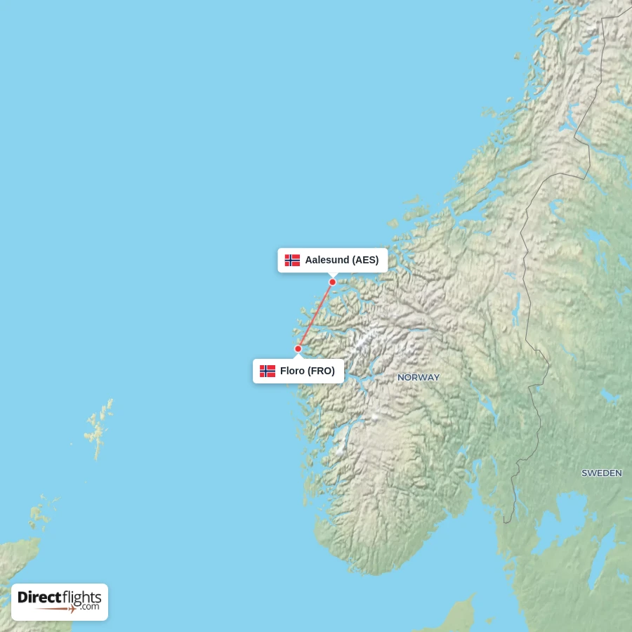 FRO - AES route map