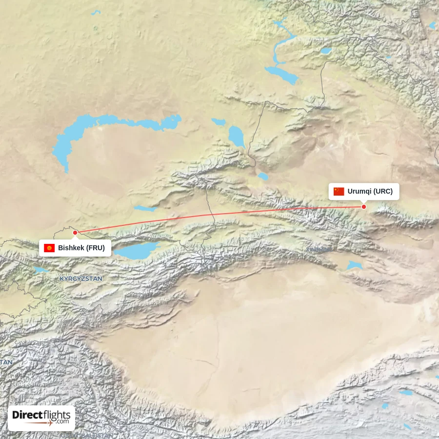 FRU - URC route map