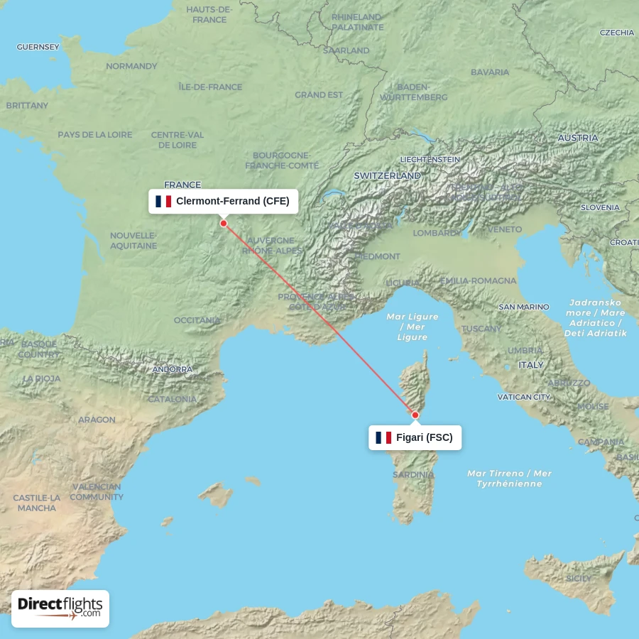 FSC - CFE route map