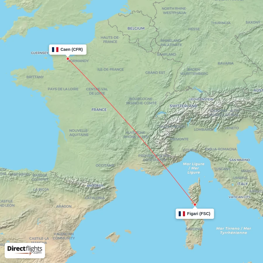 FSC - CFR route map