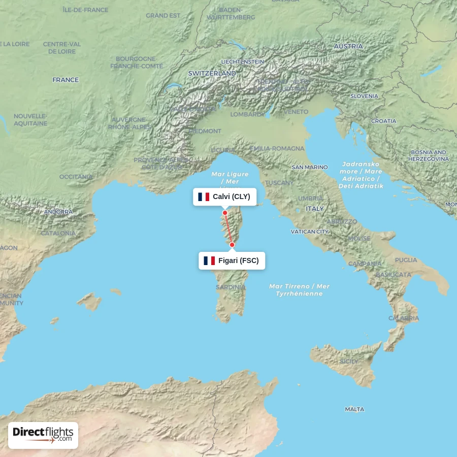 FSC - CLY route map