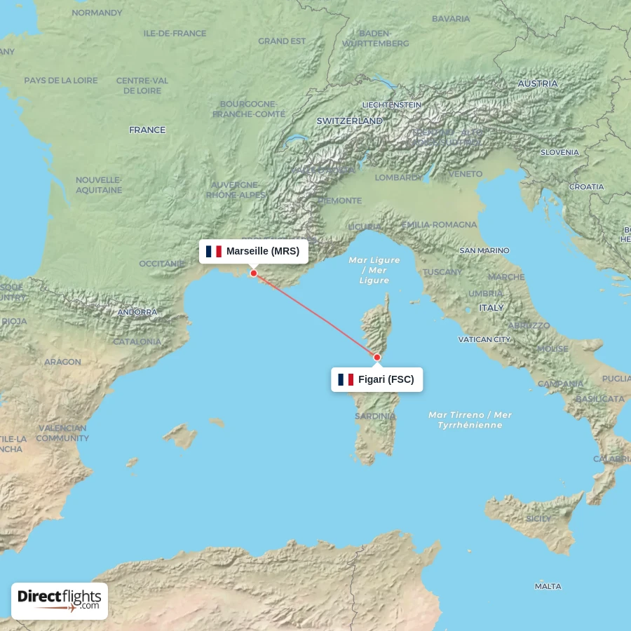 FSC - MRS route map