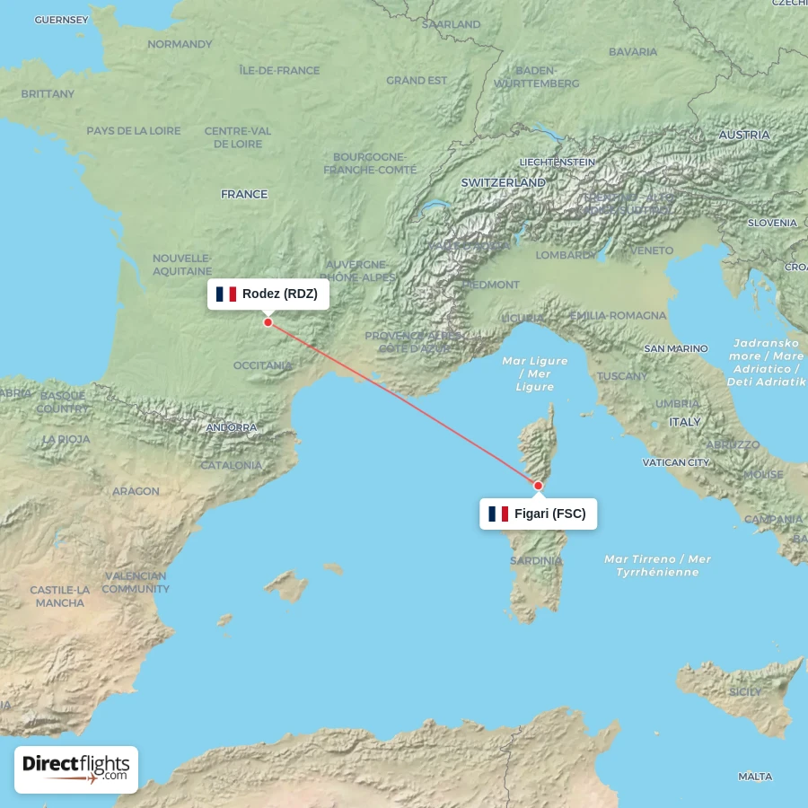 FSC - RDZ route map