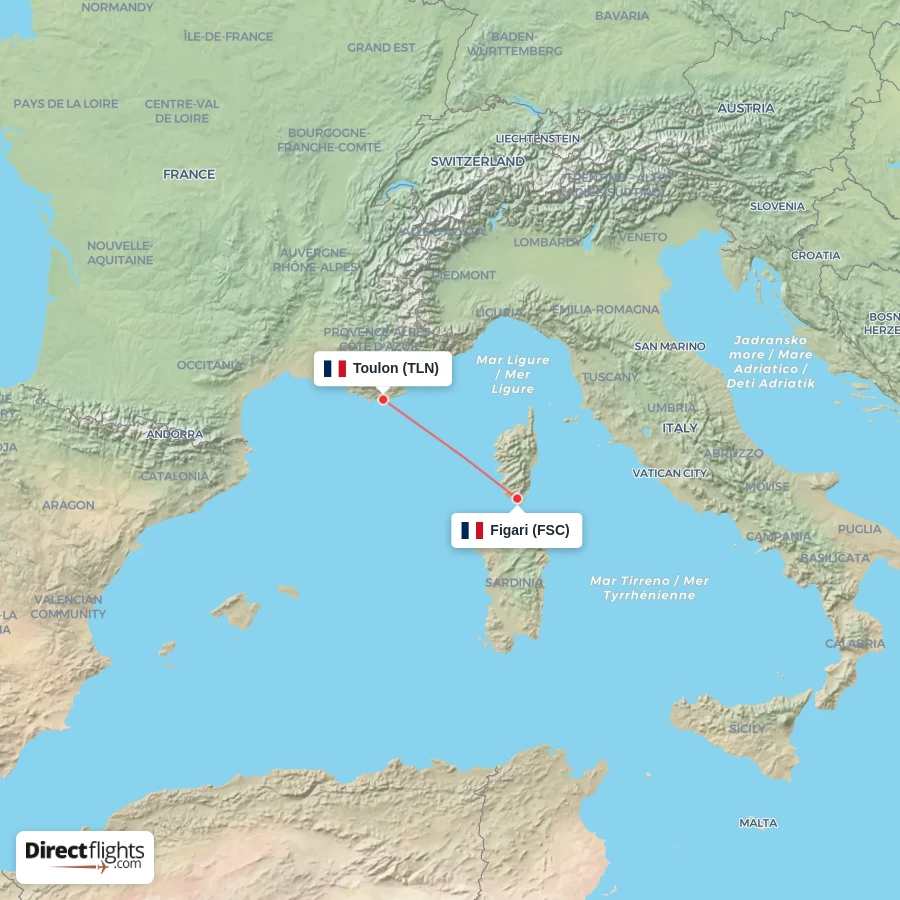 FSC - TLN route map