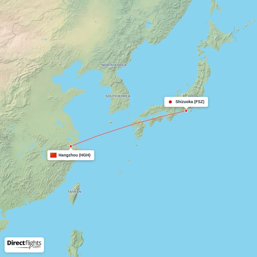 FSZ - HGH route map