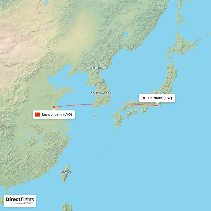 FSZ - LYG route map