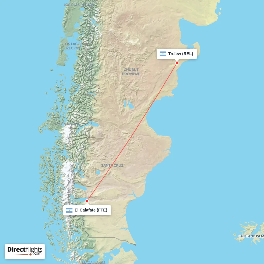 FTE - REL route map