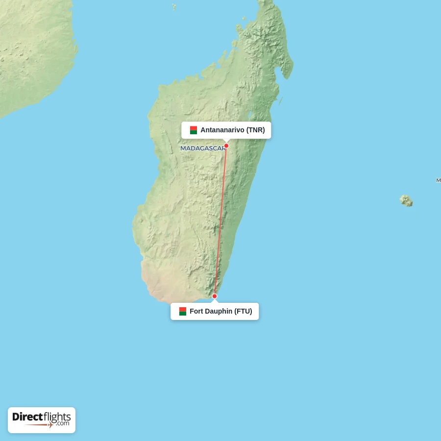 FTU - TNR route map