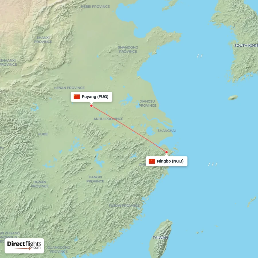 FUG - NGB route map