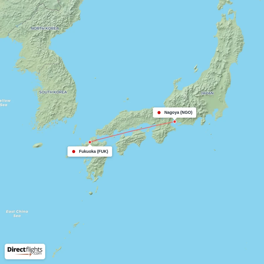 FUK - NGO route map