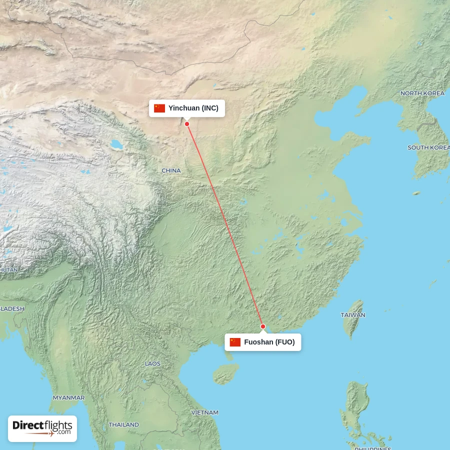 FUO - INC route map
