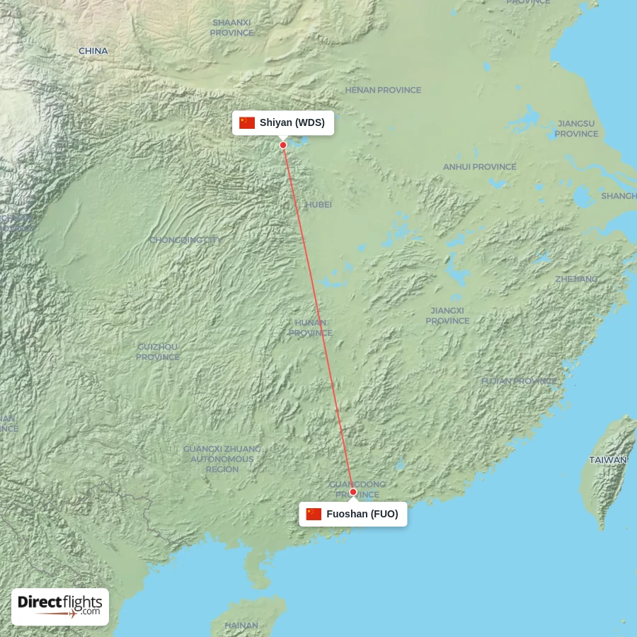 FUO - WDS route map
