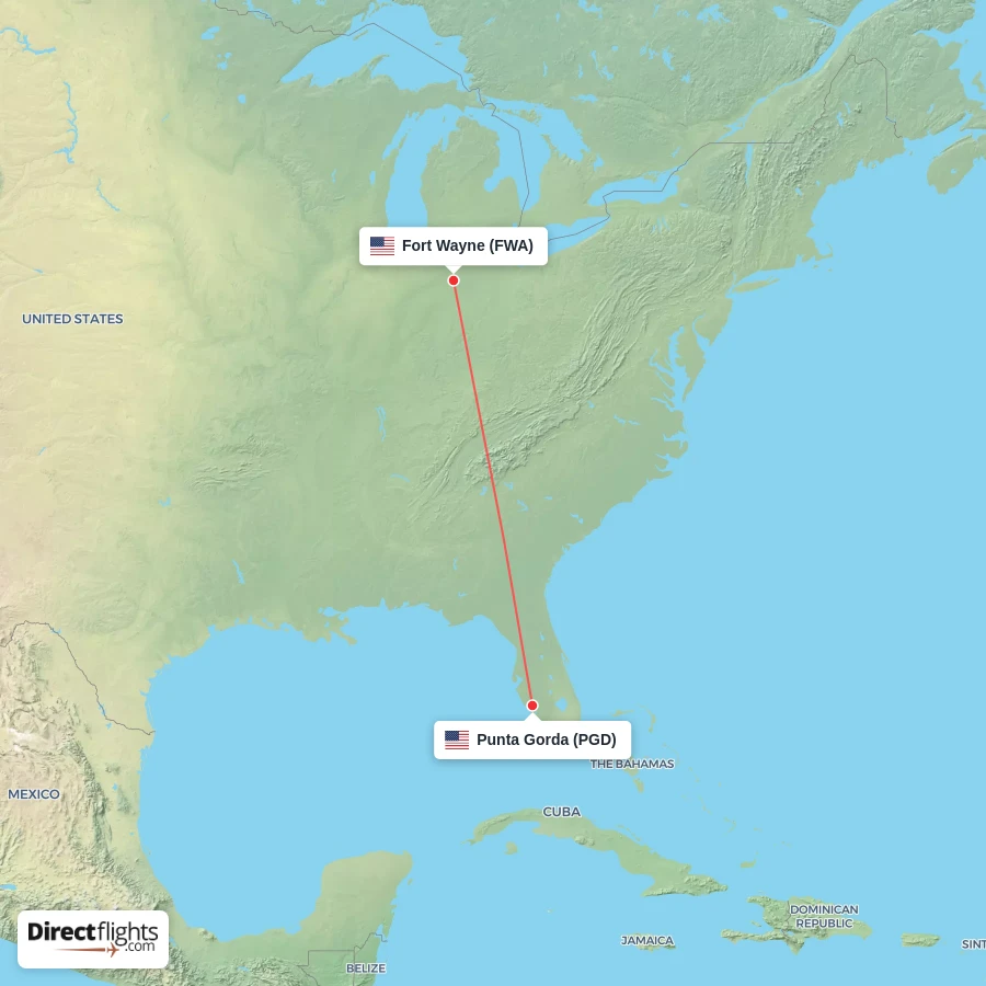FWA - PGD route map