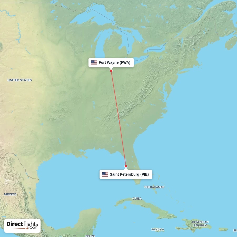 FWA - PIE route map