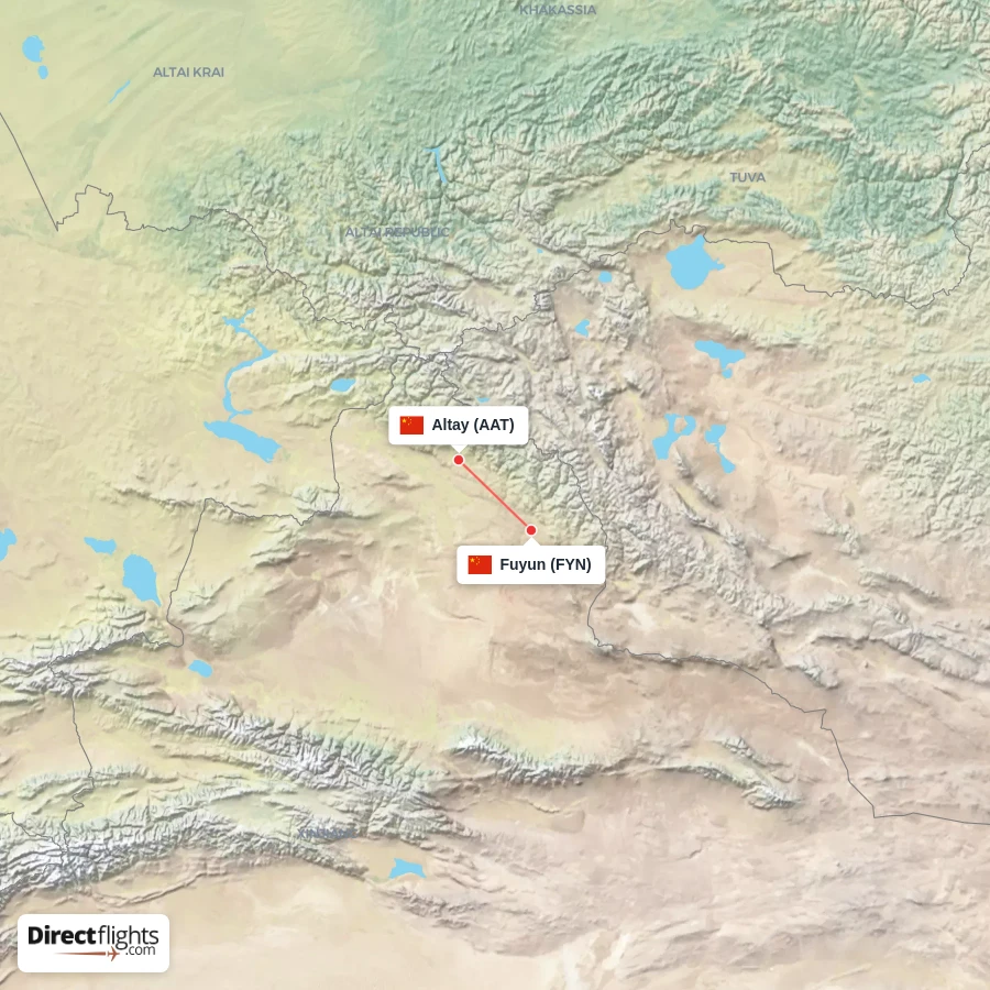 FYN - AAT route map