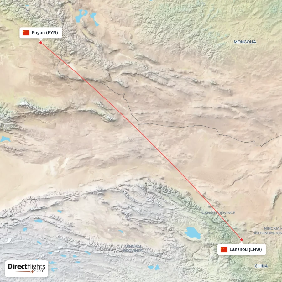 FYN - LHW route map
