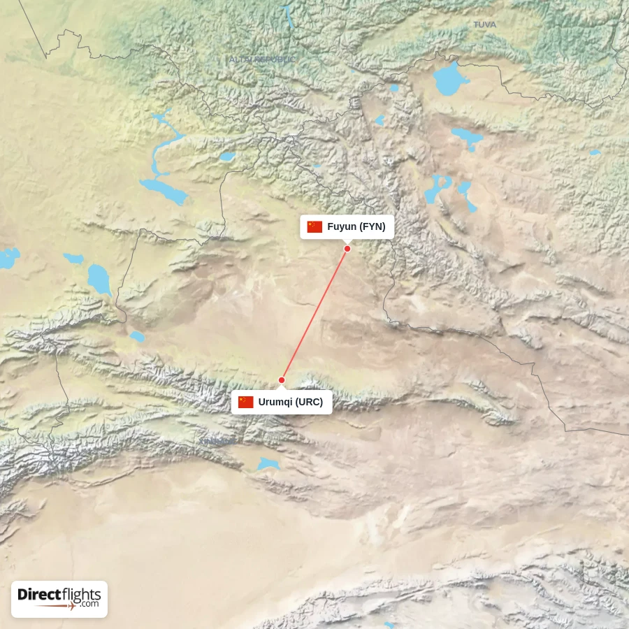 FYN - URC route map