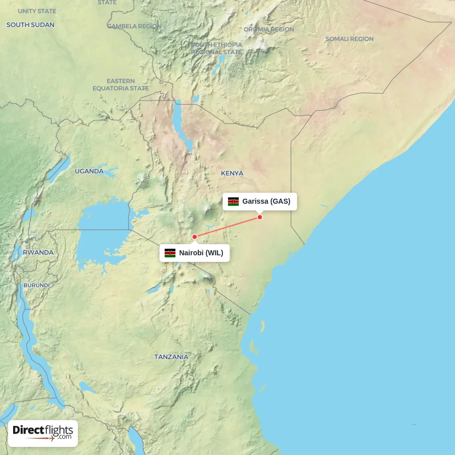 GAS - WIL route map