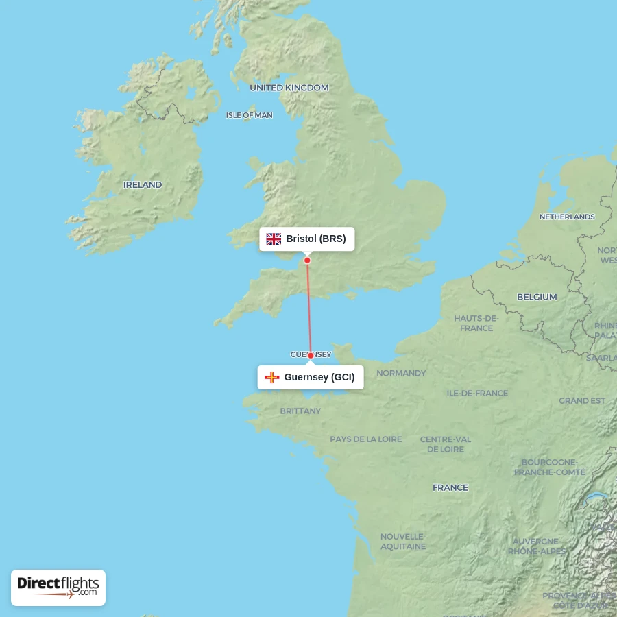 GCI - BRS route map