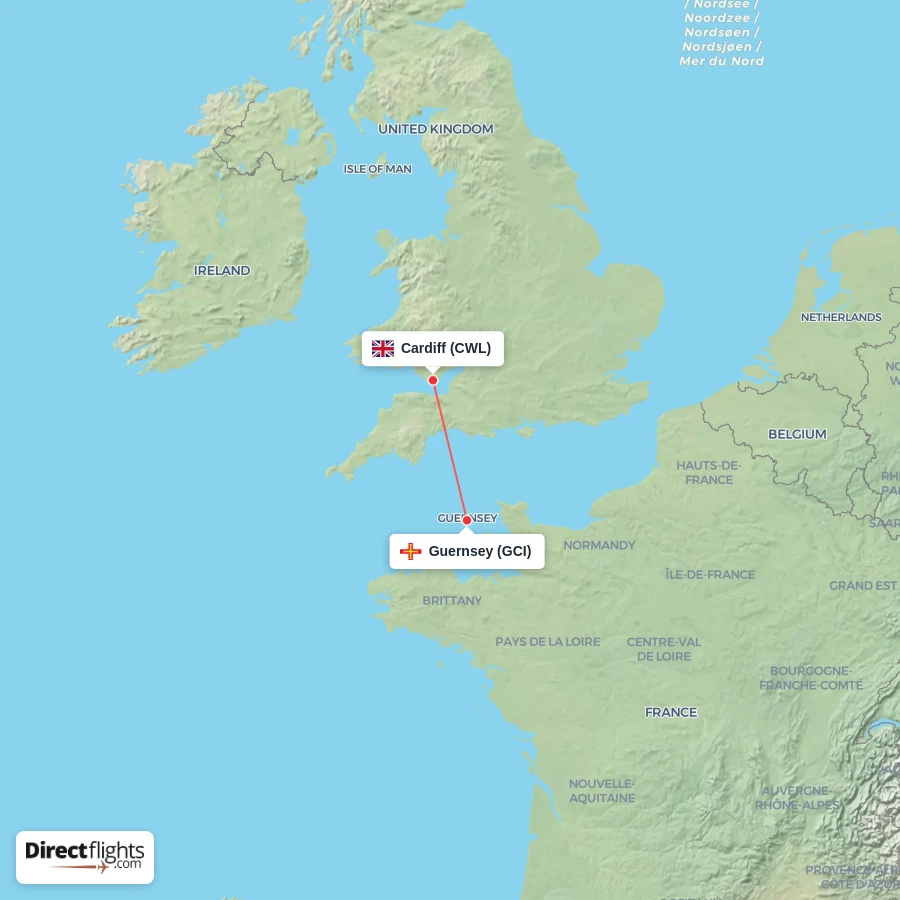 GCI - CWL route map