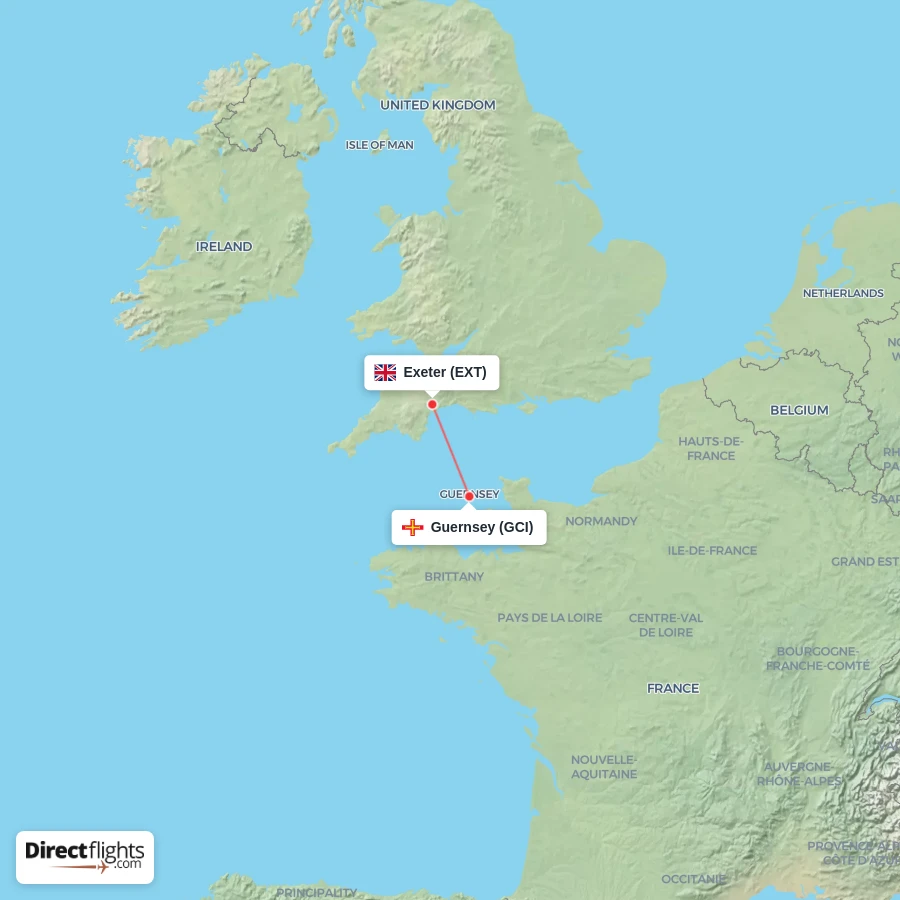 GCI - EXT route map