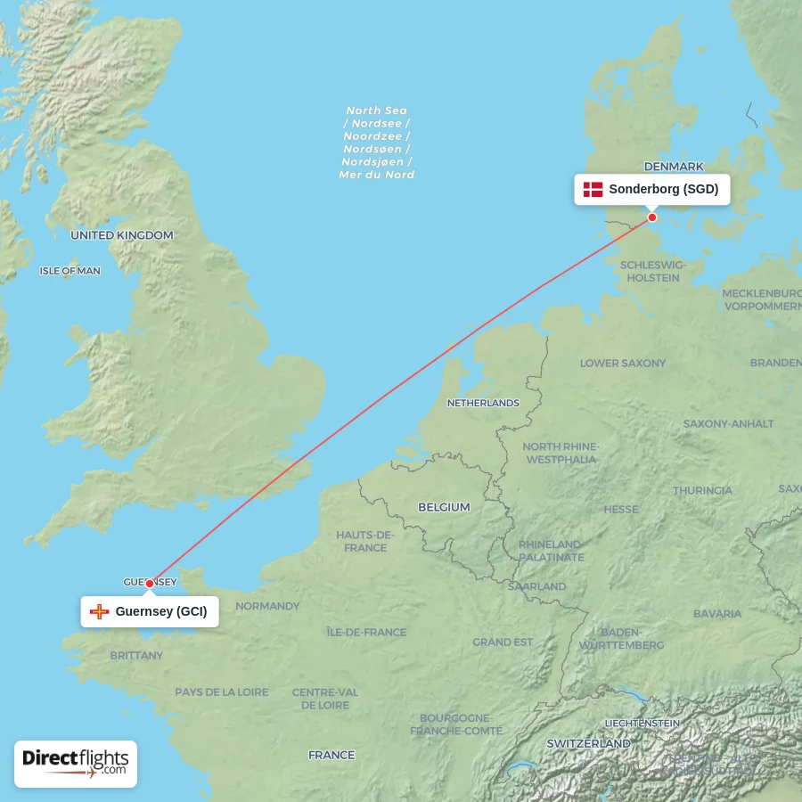 GCI - SGD route map