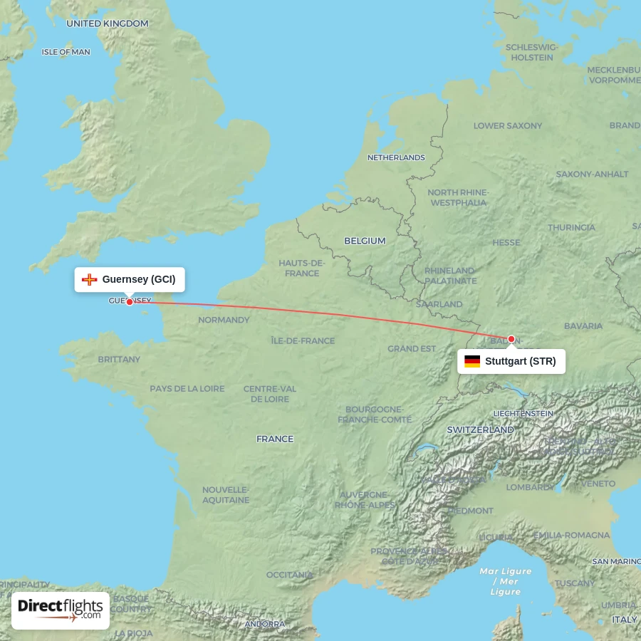 GCI - STR route map