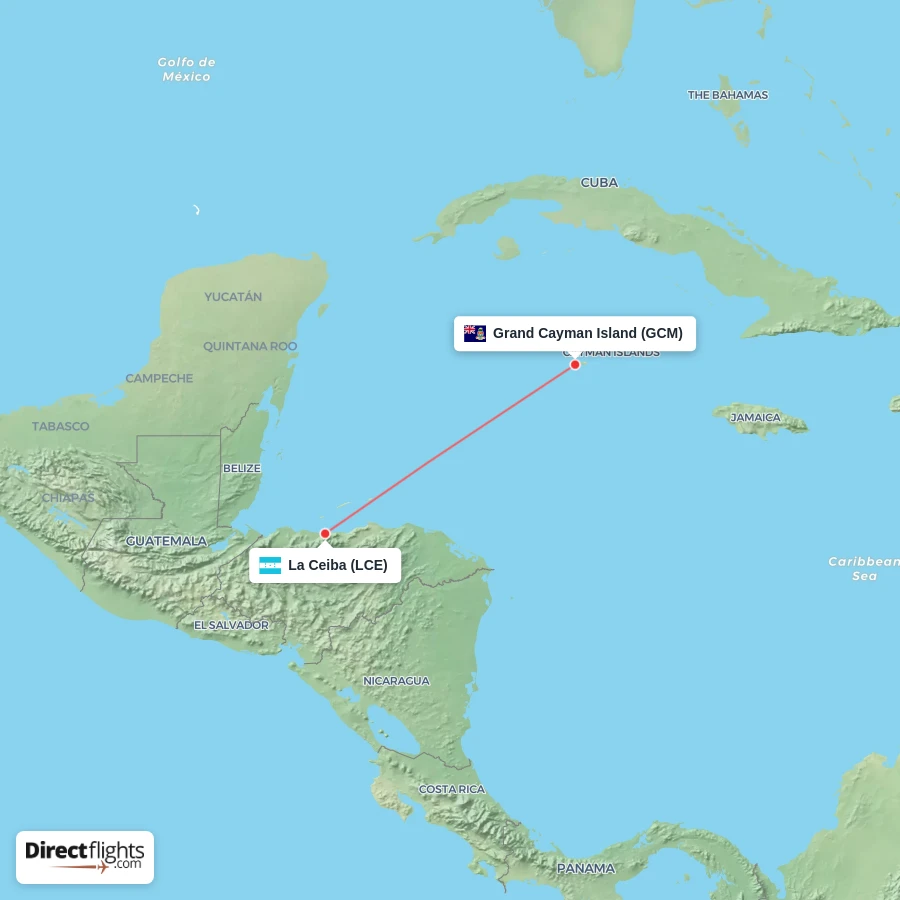 GCM - LCE route map