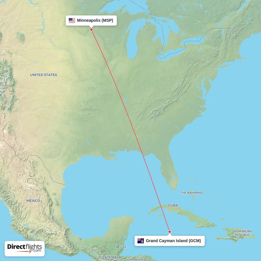 GCM - MSP route map