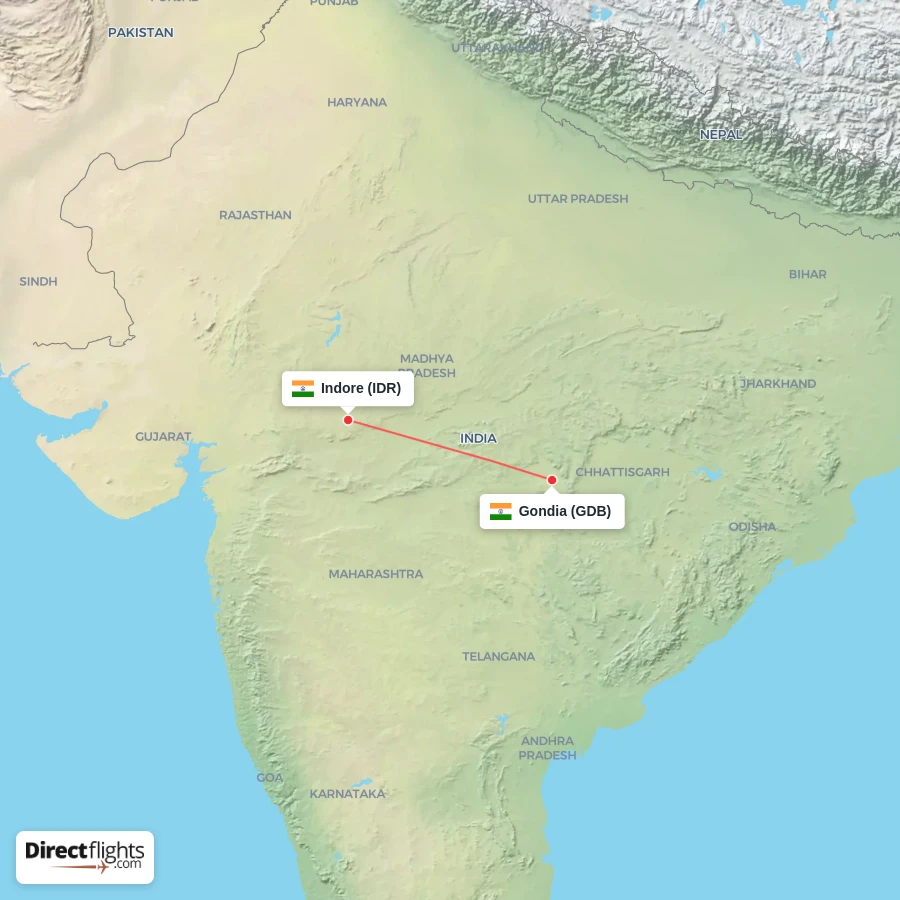 GDB - IDR route map