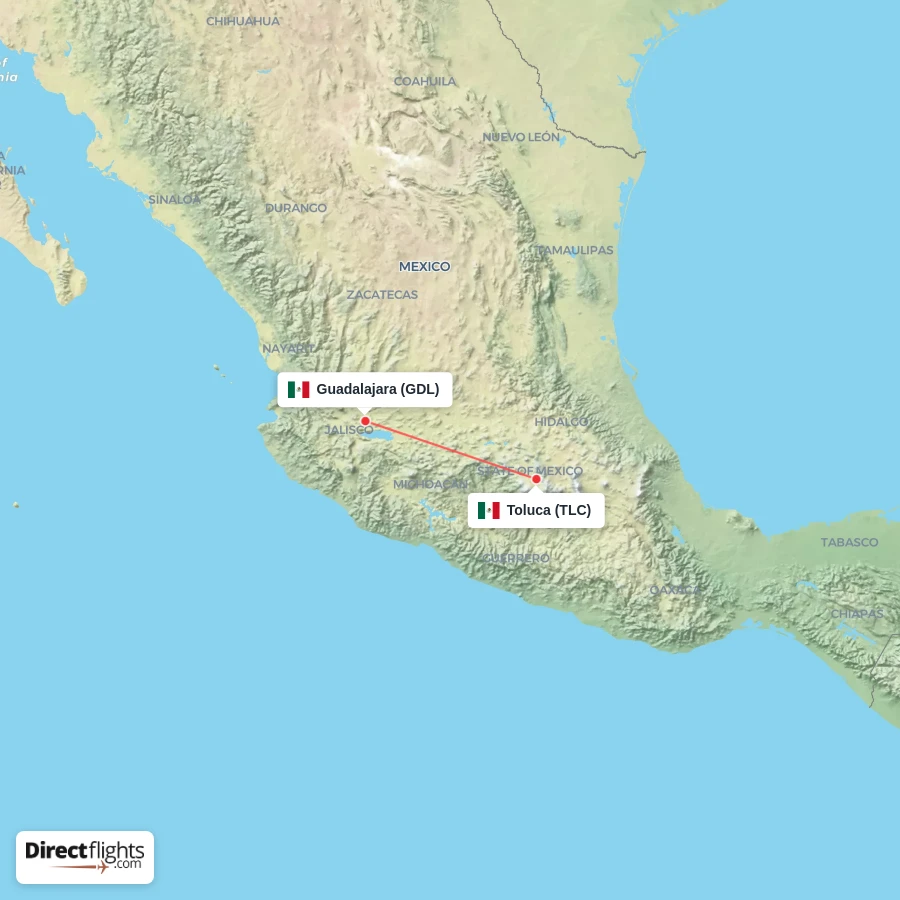 GDL - TLC route map