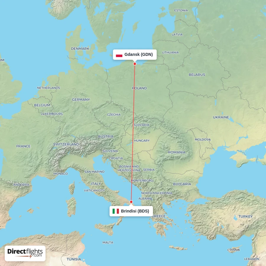 GDN - BDS route map