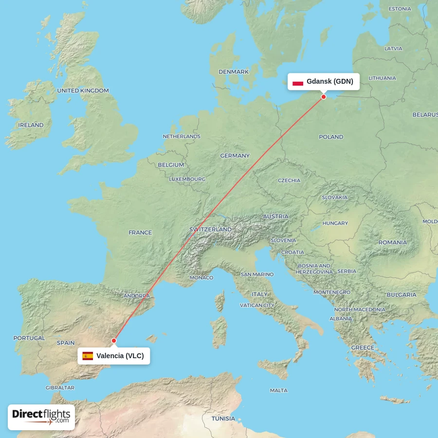 GDN - VLC route map