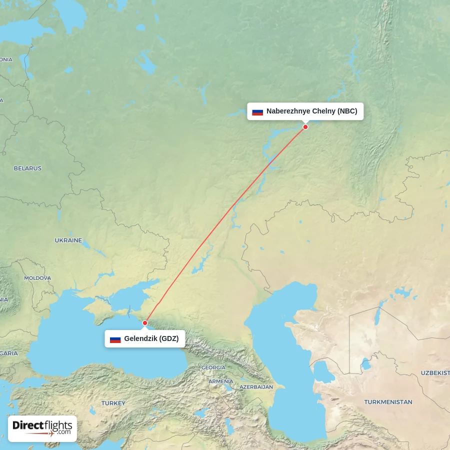 GDZ - NBC route map