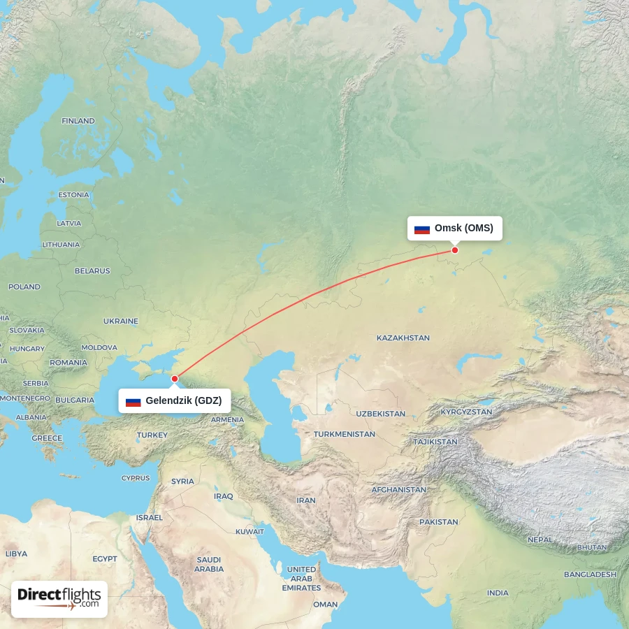 GDZ - OMS route map