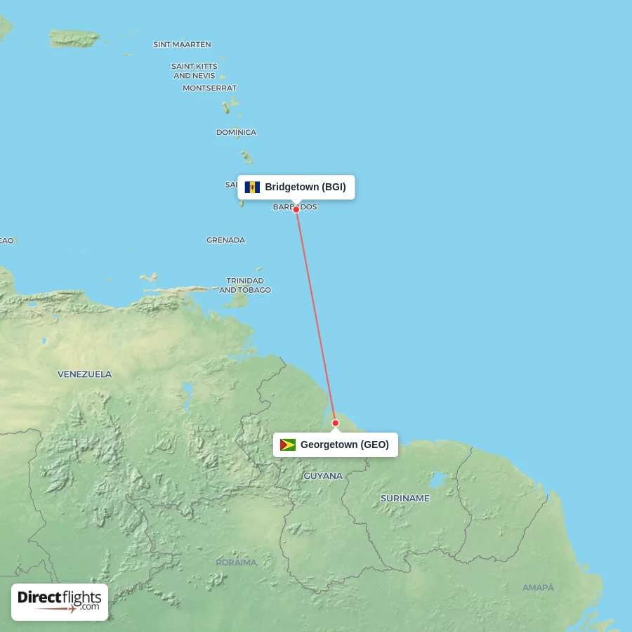 GEO - BGI route map