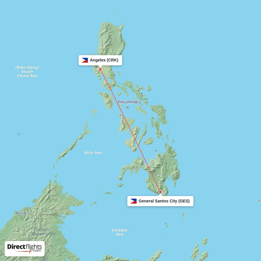 GES - CRK route map