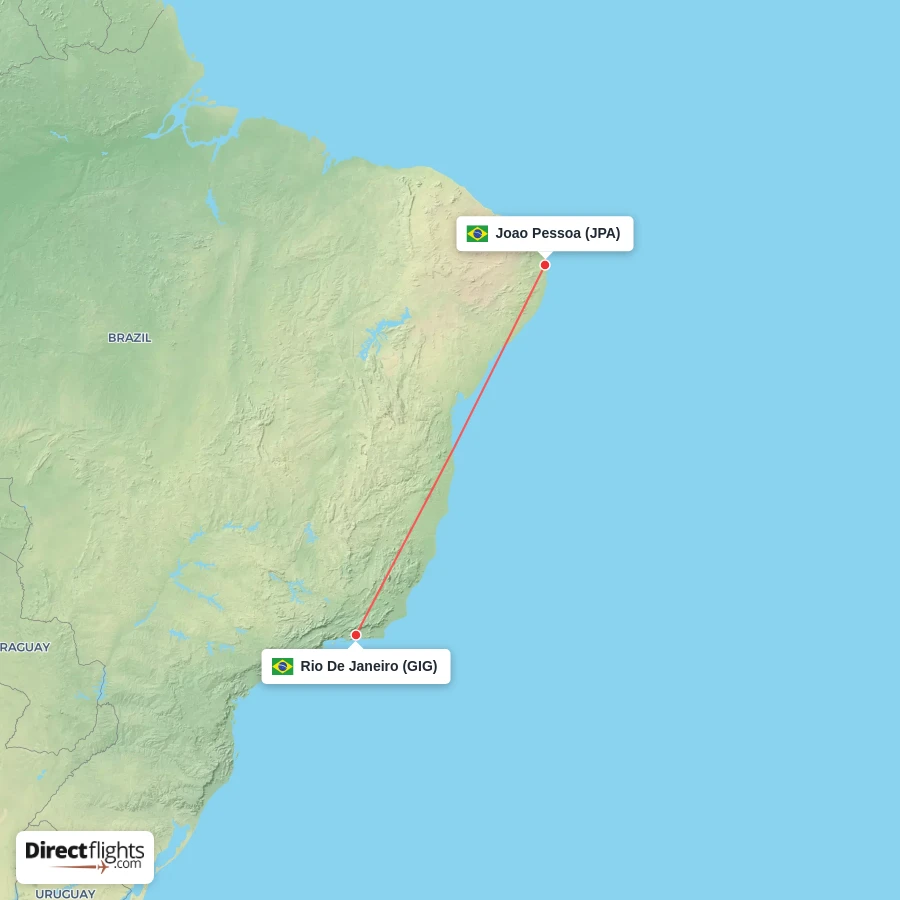 GIG - JPA route map