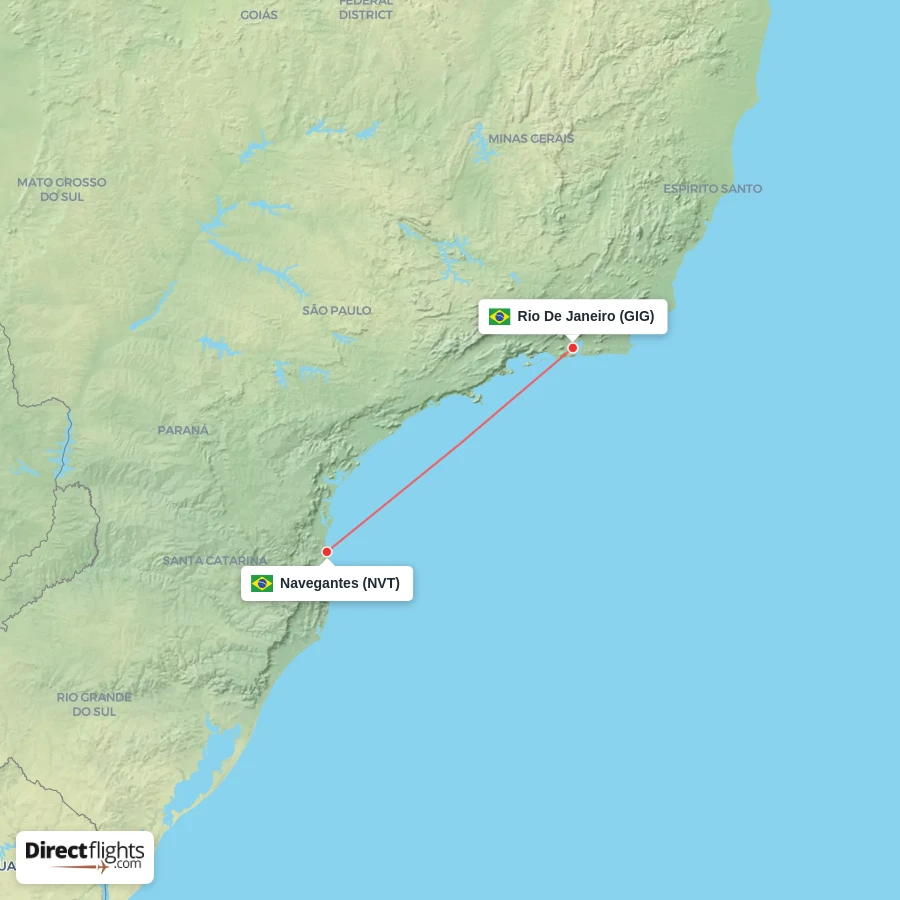 GIG - NVT route map