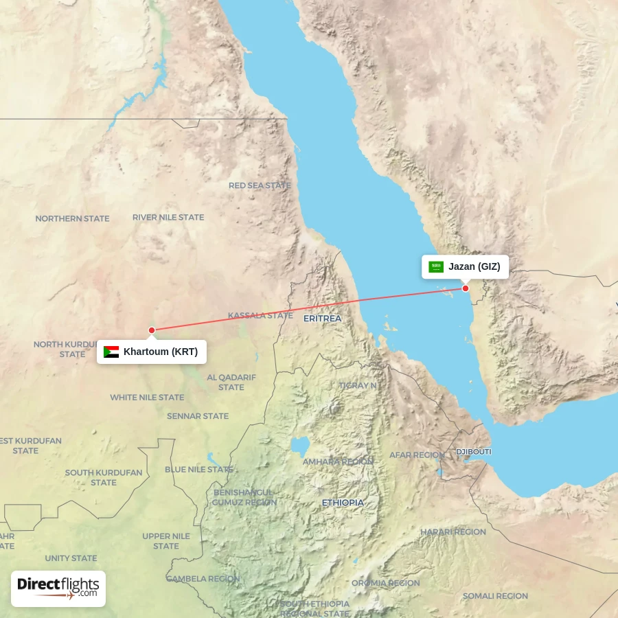 GIZ - KRT route map