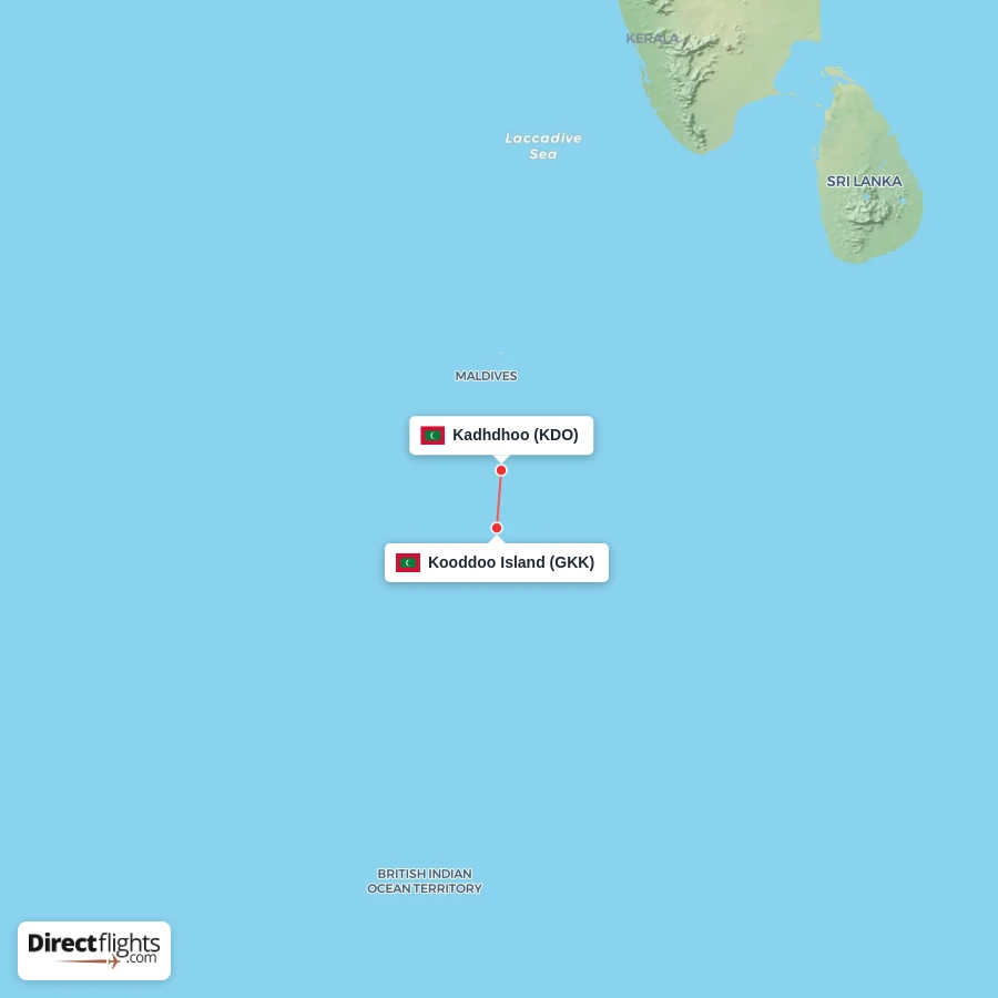 GKK - KDO route map