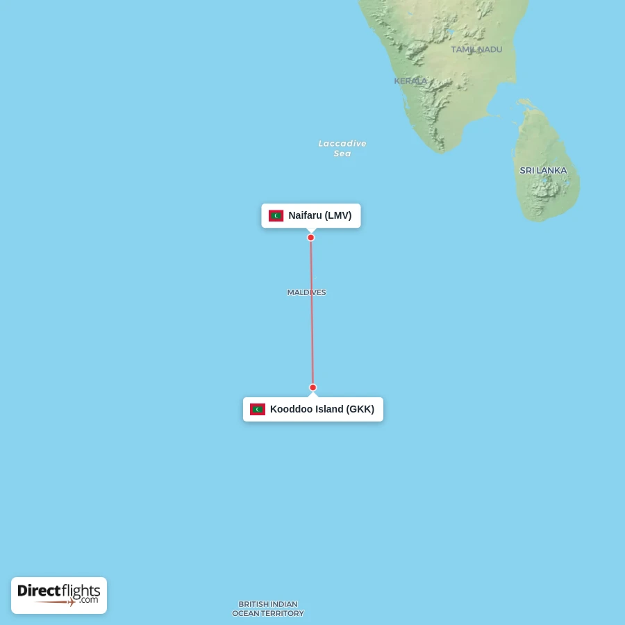 GKK - LMV route map