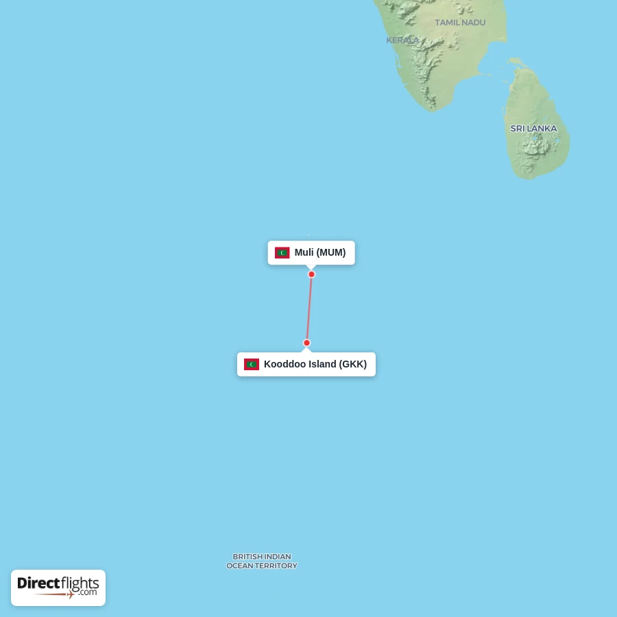 GKK - MUM route map