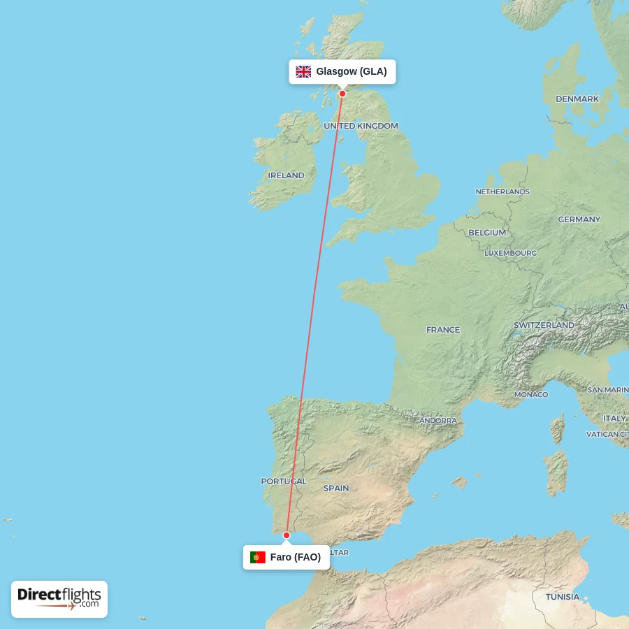 GLA - FAO route map