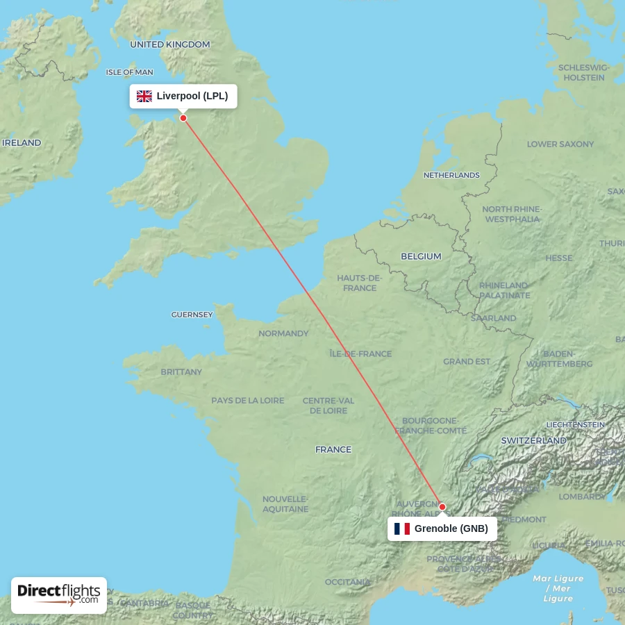 GNB - LPL route map