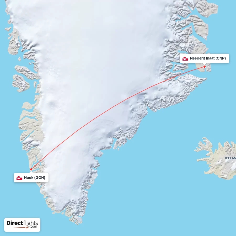 GOH - CNP route map