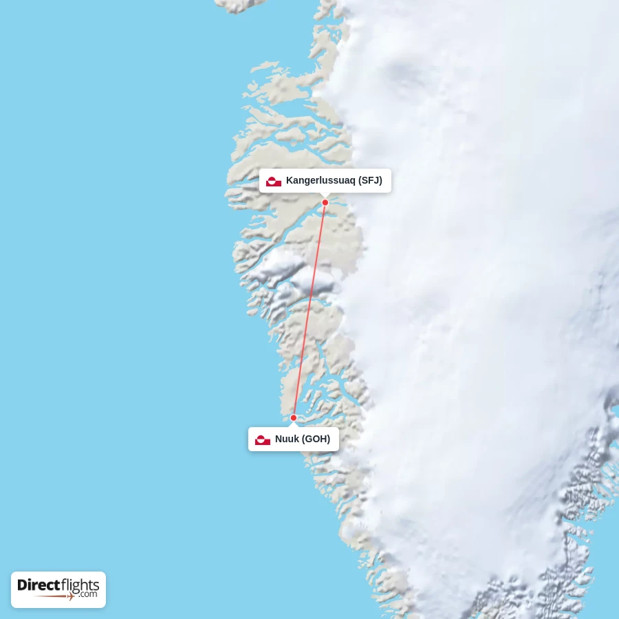 GOH - SFJ route map