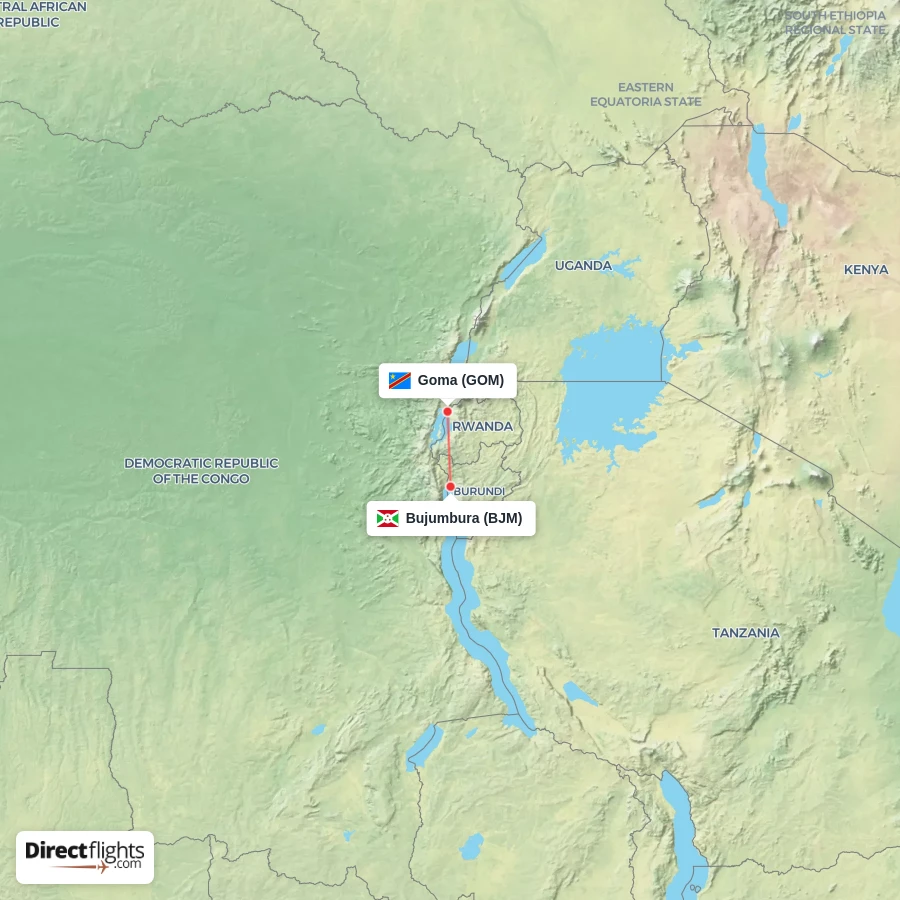 GOM - BJM route map