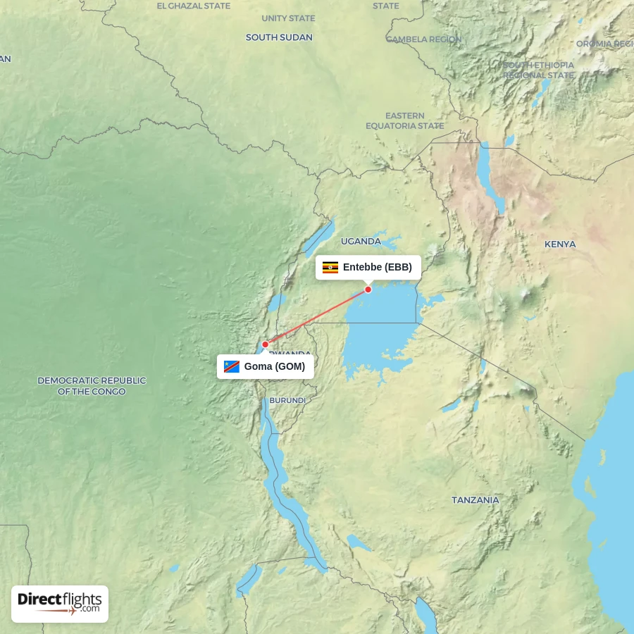 GOM - EBB route map