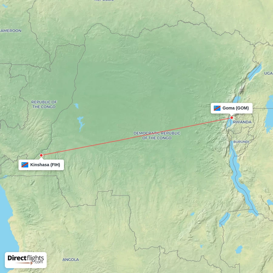 GOM - FIH route map